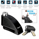 Bloque disque alarme 110dB pour moto & scooter
